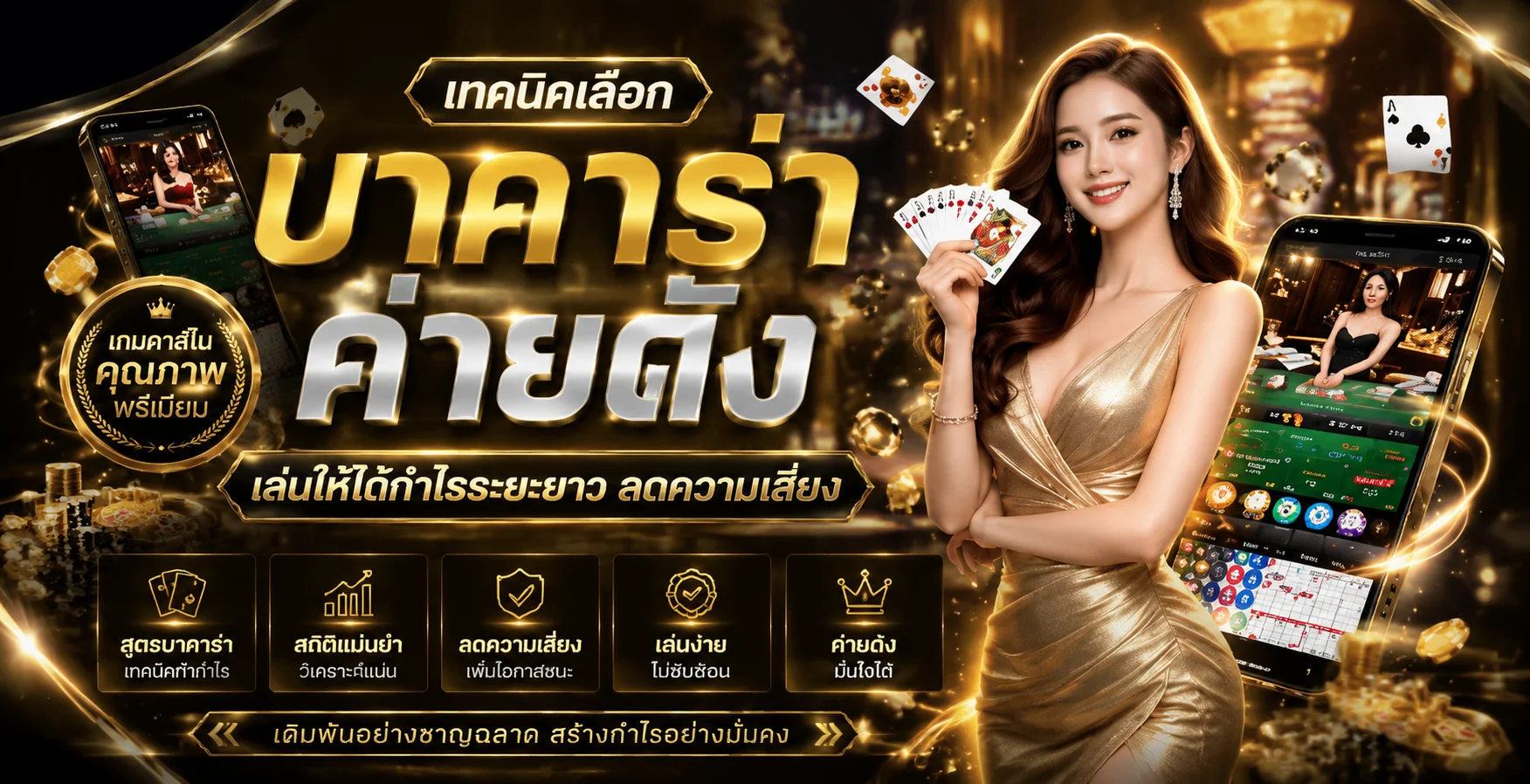 โต๊ะบาคาร่าคาสิโนสด BPLAY888 ดีลเลอร์จริง